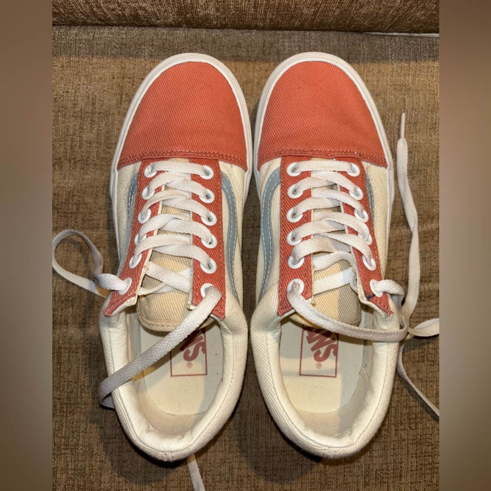 Vans color block canvas size 7 women